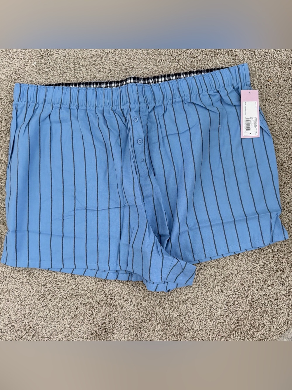 wild fable Blue Striped Boxer Shorts